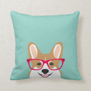 Corgi i Glass - Cute hund corgi pelare Kudde