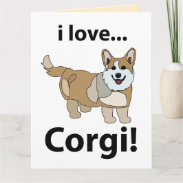 Corgi I Kärlek Corgi Kort