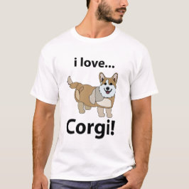 Corgi I Kärlek Corgi T Shirt