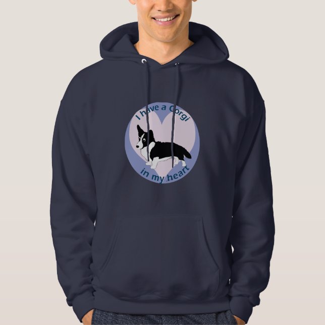 Corgi i mitt hjärta 2 sweatshirt (Framsida)