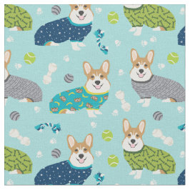corgi i pjs tyg
