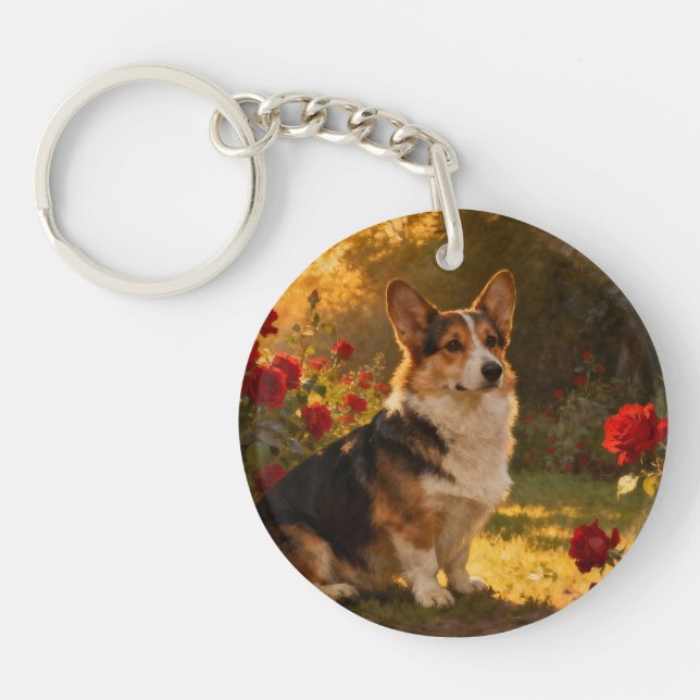 Corgi i rosorna I (Framsidan)