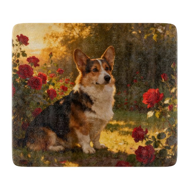 Corgi i rosorna I (Framsidan)