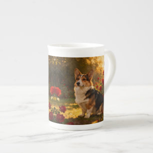 Corgi i rosorna I Benporslin Mugg