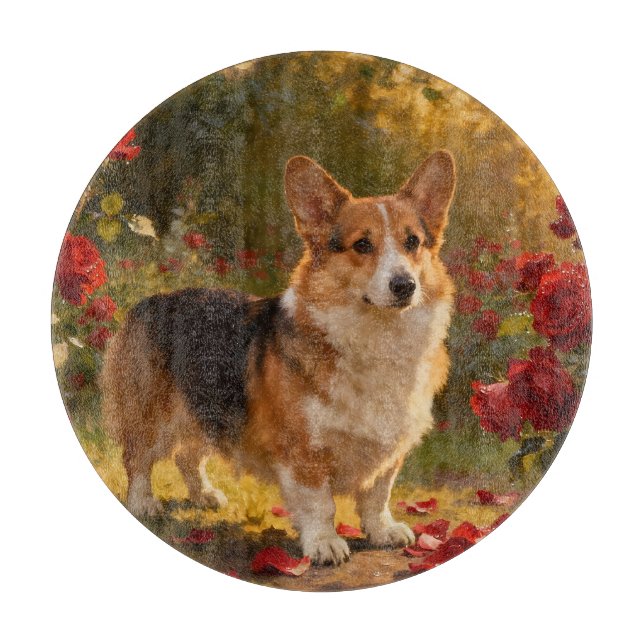 Corgi i rosorna V (Framsidan)