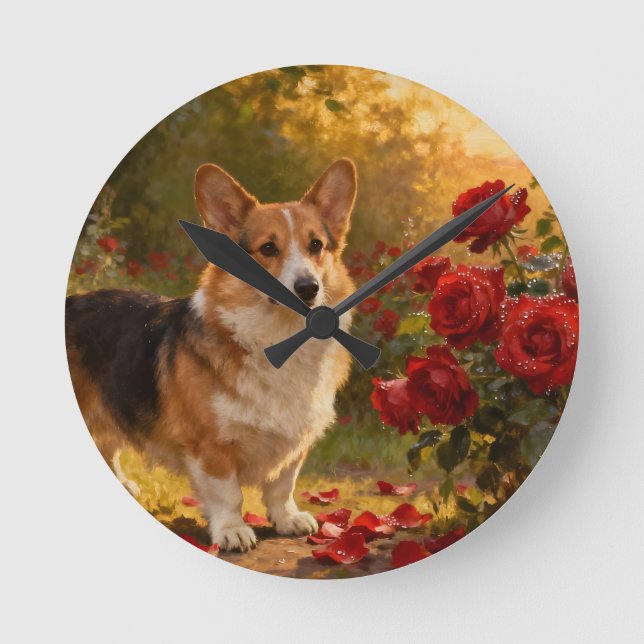 Corgi i rosorna V Rund Klocka (Framsida)