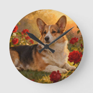 Corgi i rosorna VI Rund Klocka