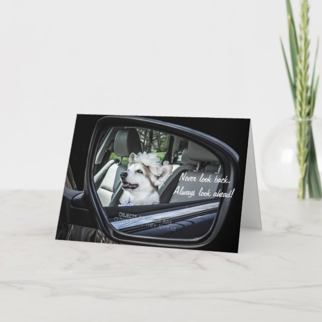 Corgi i Spegel-födelsedagskort Kort (Framsida)