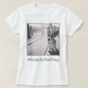 Corgi i staden t-shirt