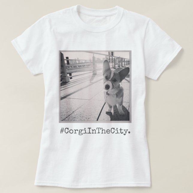 Corgi i staden tröja (Design framsida)