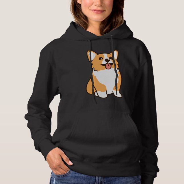 Corgi Illustration T Shirt (Framsida)