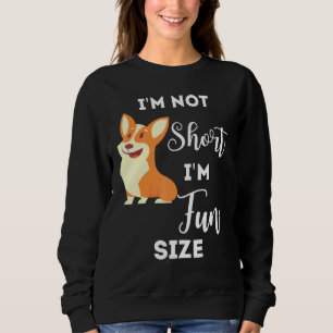 Corgi Im inte Kort Im Storleka Hund T Shirt