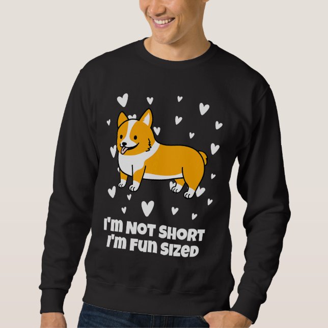 Corgi Im inte Kort Lång Ärmad Tröja (Framsida)