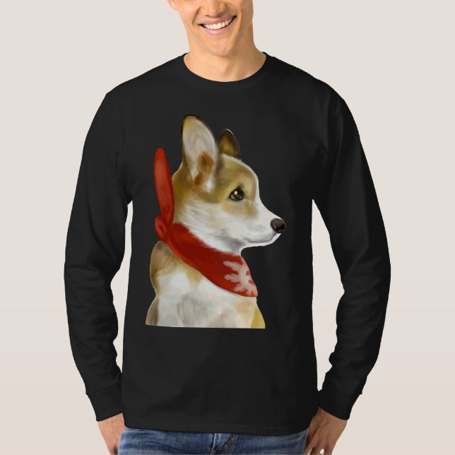 Corgi in Red T Shirt (Framsida)