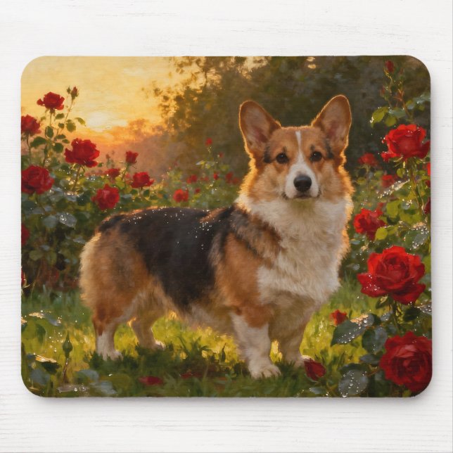 Corgi in the Roses IV Musmatta (Framsidan)