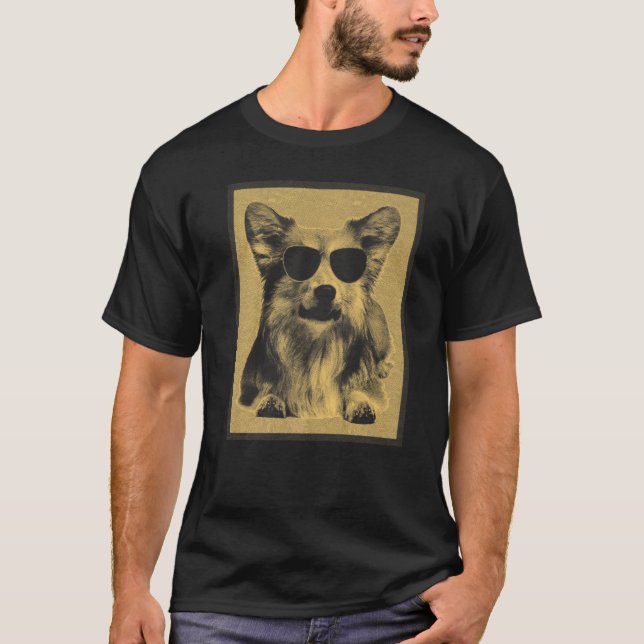 Corgi inkognito t shirt (Framsida)