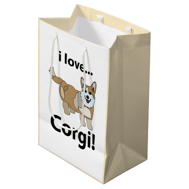 Corgi Jag älskar Corgi  (Framsidan Vinklad)