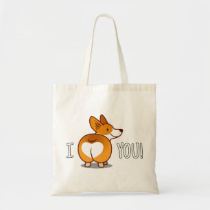 Corgi, jag kärlek dig tygkasse