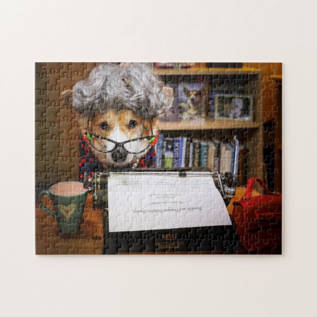 Corgi jigszawa puzzle pussel (Horisontell)