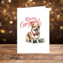 Corgi jul Glad helg lustig