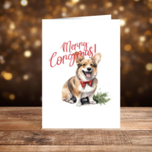 Corgi jul Glad helg lustig