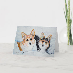 Corgi jul helgkort