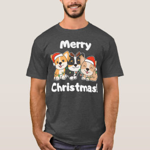 Corgi jul, Hundar, juldjur, Cute Hundar16 T Shirt