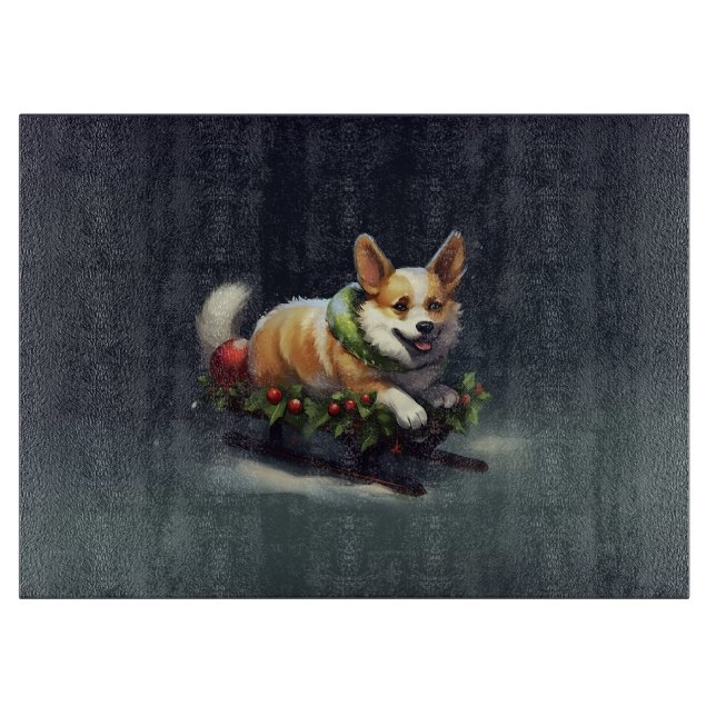 Corgi jul snö vinter (Framsidan)
