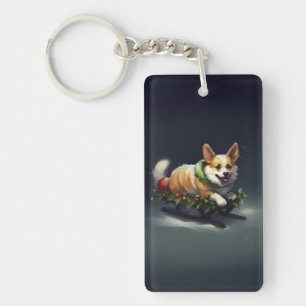 Corgi jul snö vinter