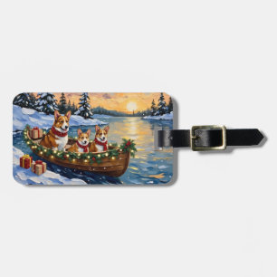 Corgi julbåt semester bagagebricka