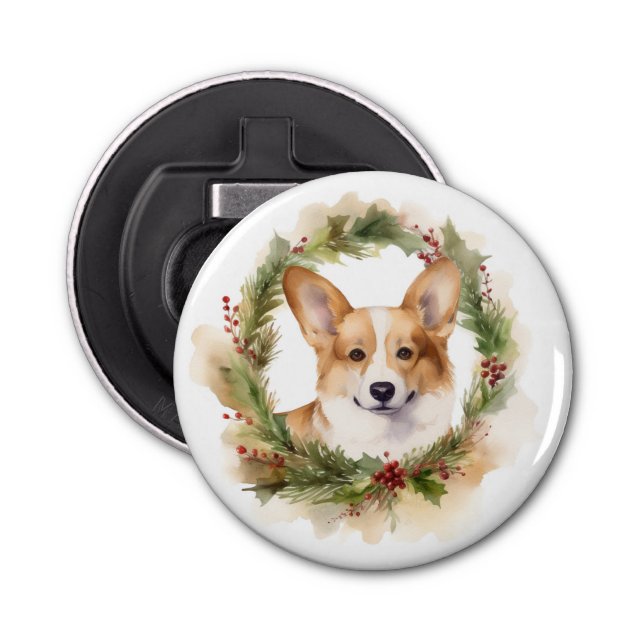 Corgi-julens andedräkt Festive Valp Flasköppnare (Framsidan)
