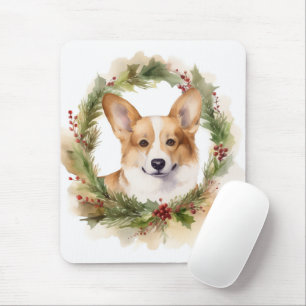 Corgi-julens andedräkt Festive Valp Musmatta