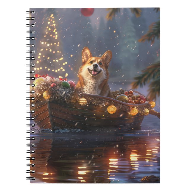 Corgi julfesten Voyage Anteckningsbok (Framsidan)