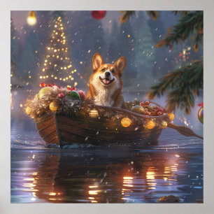 Corgi julfesten Voyage Poster