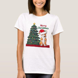 Corgi Julgran Cute Helgdag T Shirt
