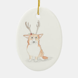Corgi Julgran ornament