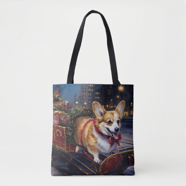 Corgi Julhögtid Tygkasse (Framsida)