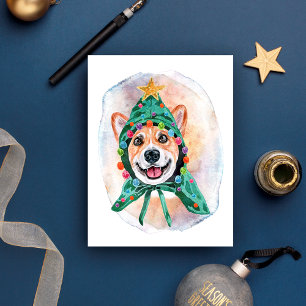 Corgi julklappar till hundälskare helg vykort