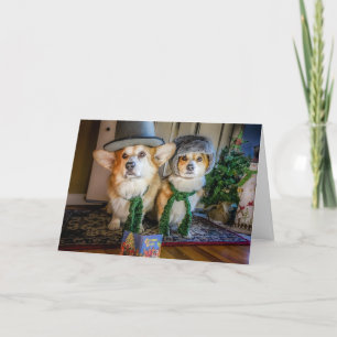 Corgi-julkort Kort