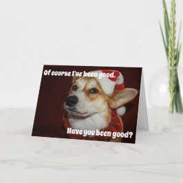 Corgi julkort kort