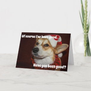 Corgi-julkort Kort