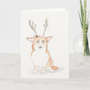 Corgi-julkort Kort