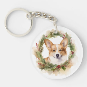 Corgi Julkrans Festlig Valp