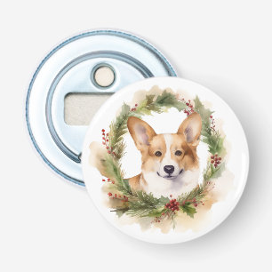 Corgi Julkrans Festlig Valp Flasköppnare