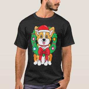 Corgi julkransprydnad Ornament Mamma Pappa Hund T Shirt