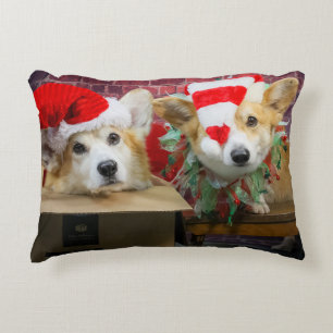 Corgi Julpillo Prydnadskudde