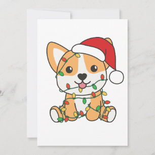 Corgi Julvinter Animals Hund Inbjudningar