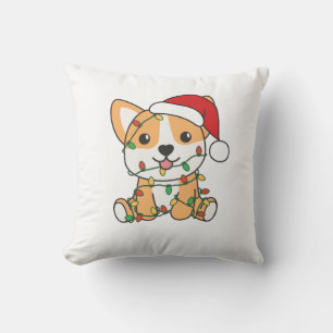 Corgi Julvinter Animals Hund Kudde