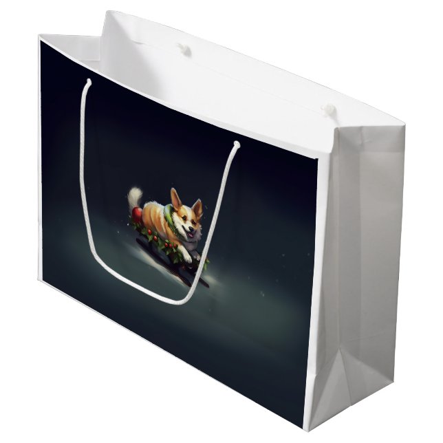 Corgi-julvintern snö (Framsidan Vinklad)