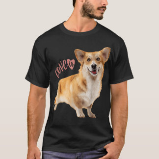 Corgi Kärlek är Hund Pappa, Mamma, marionettkvinno T Shirt